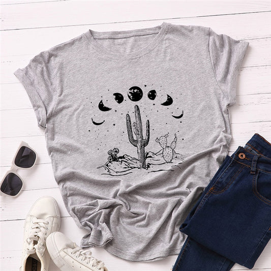 CHYLEANNA  Cactus MoonPrint TShirt