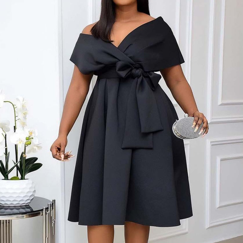 CHYLEANNA  Bow Elegant Dress