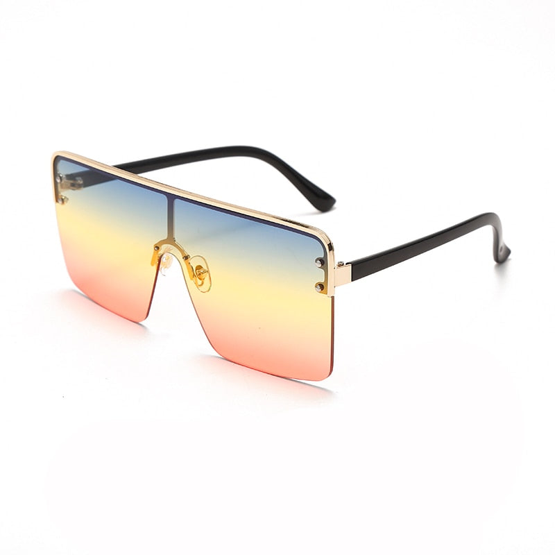 CHYLEANNA  Oversized Square Gradient Sunglasses