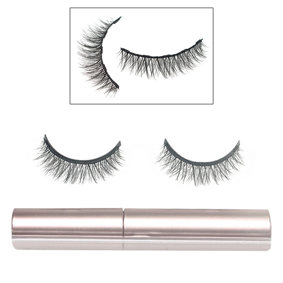 CHYLEANNA  Natural Magnetic Eyelashes With Applicator