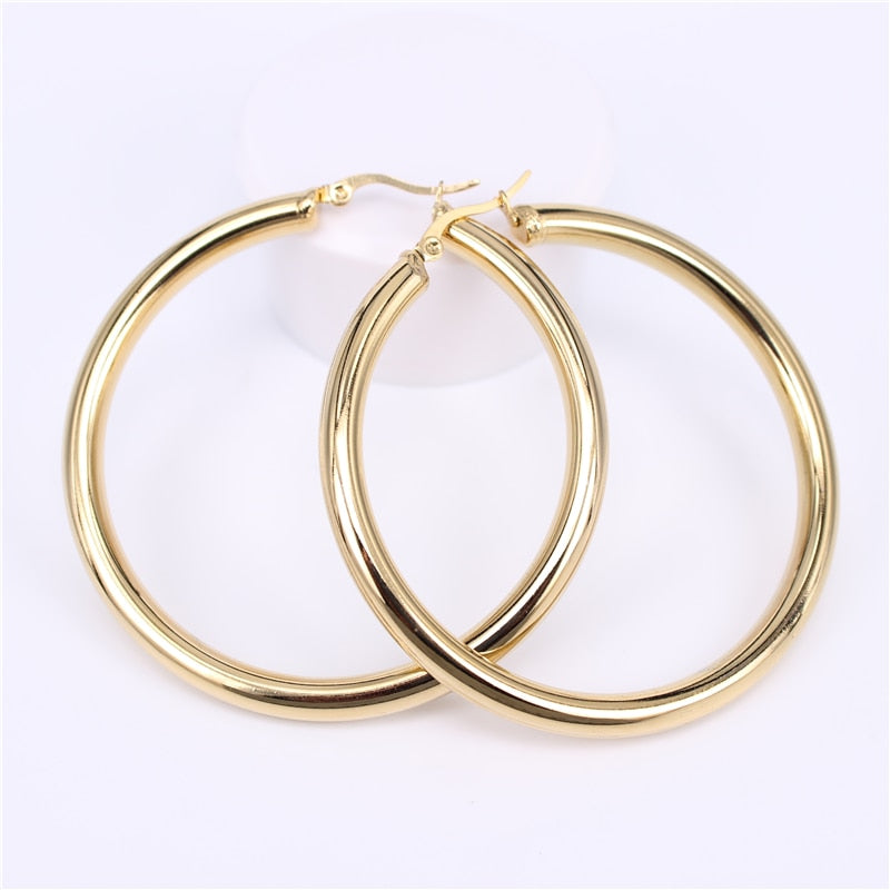 CHYLEANNA  Creole Hoop Earrings