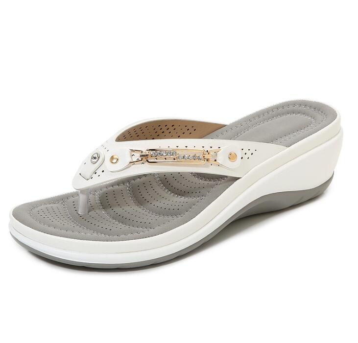 CHYLEANNA  Orthopedic Button Flip Flop