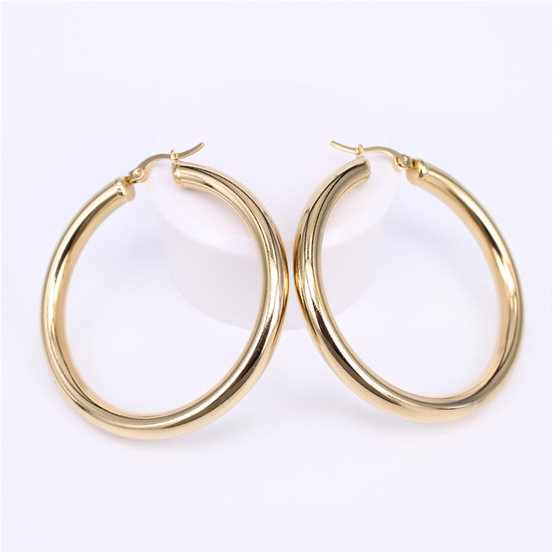 CHYLEANNA  Creole Hoop Earrings