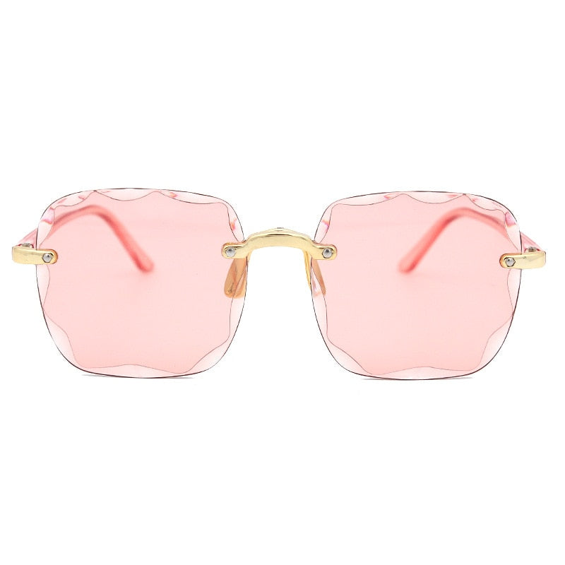 CHYLEANNA  Rimless Retro Sunglasses