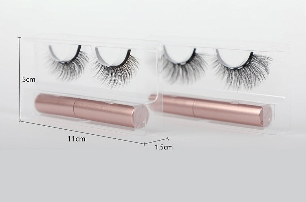 CHYLEANNA  Natural Magnetic Eyelashes With Applicator