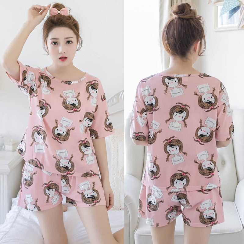 CHYLEANNA  Cartoon Pajamas Set