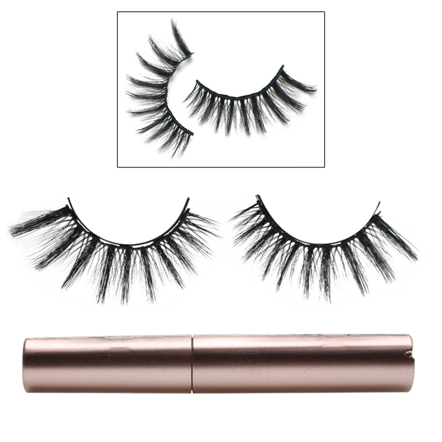 CHYLEANNA  Natural Magnetic Eyelashes With Applicator