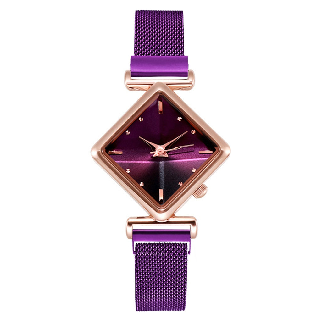 CHYLEANNA  Square Bracelet Set Watch