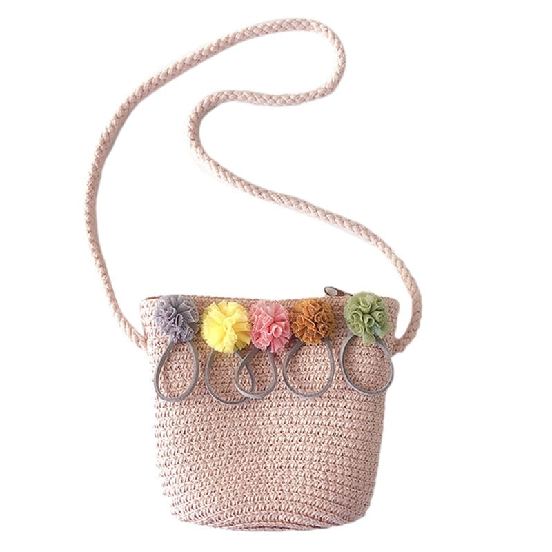 CHYLEANNA   Knitted Straw Satchel Bag