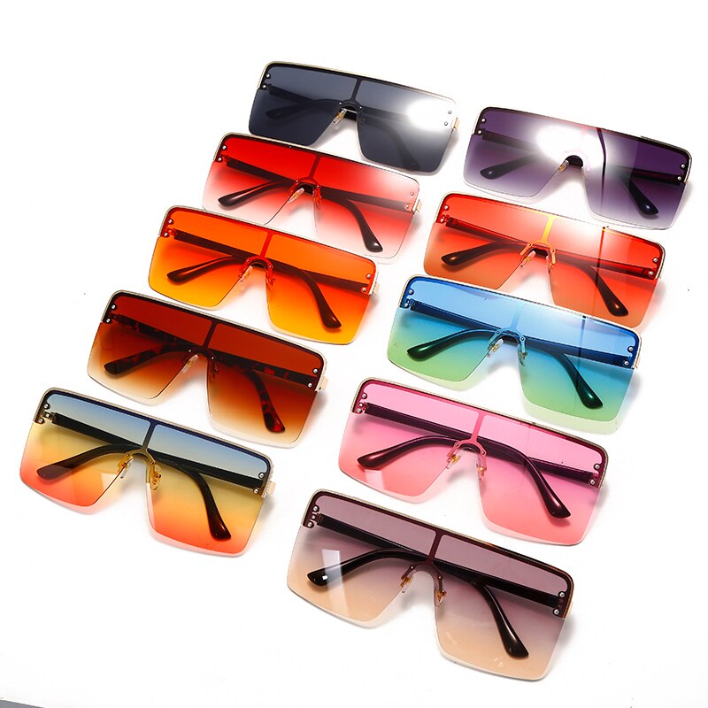 CHYLEANNA  Oversized Square Gradient Sunglasses