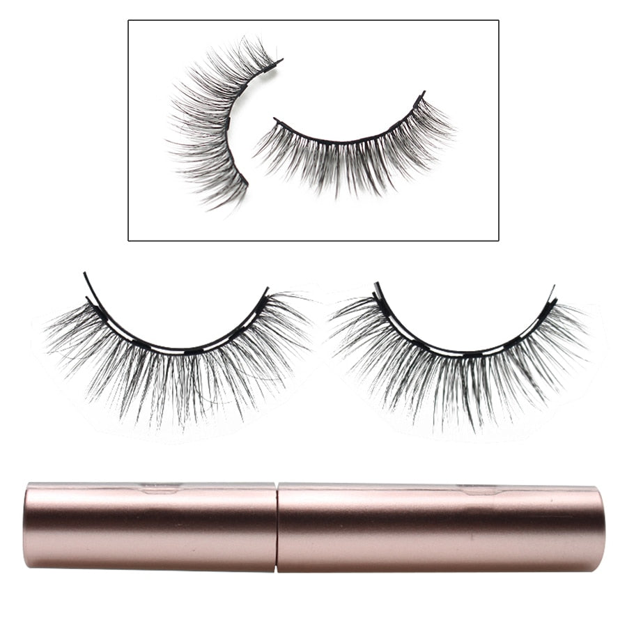 CHYLEANNA  Natural Magnetic Eyelashes With Applicator