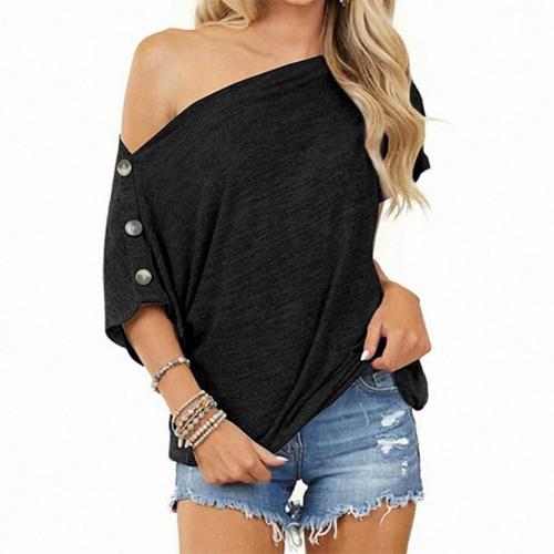 CHYLEANNA off-shoulder blend-off T-shirt