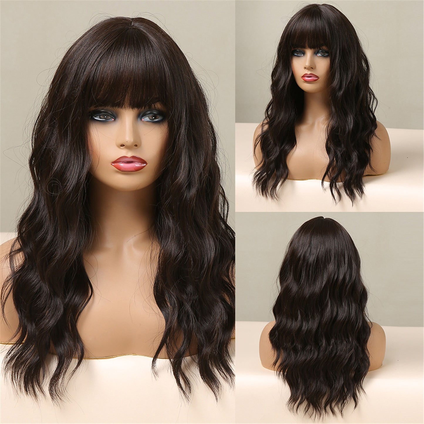 CHYLEANNA  Medium Length Water Wave Synthetic Wig