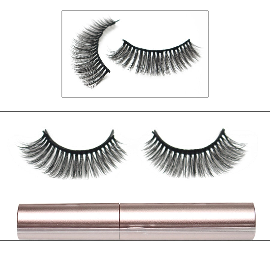 CHYLEANNA  Natural Magnetic Eyelashes With Applicator