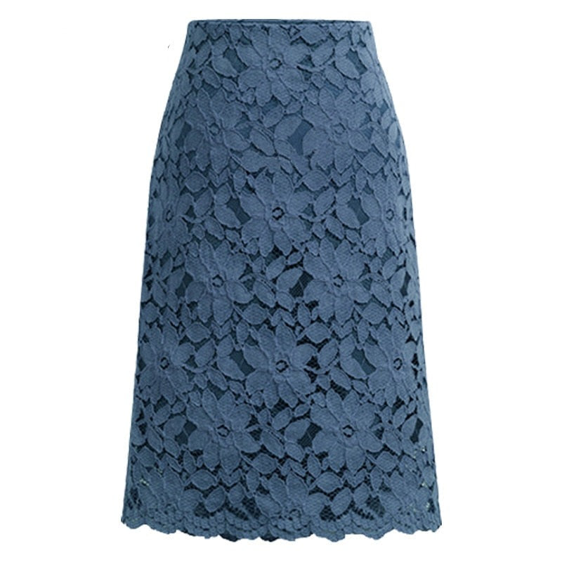 CHYLEANNA  Lace Velvet Skirt