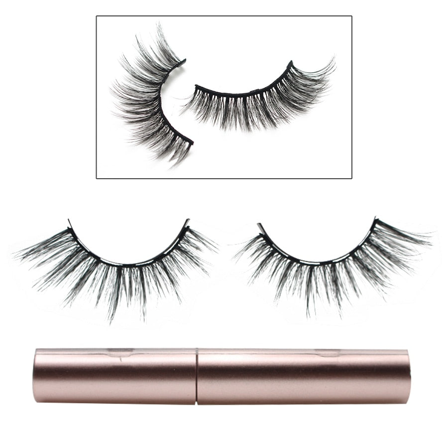 CHYLEANNA  Natural Magnetic Eyelashes With Applicator