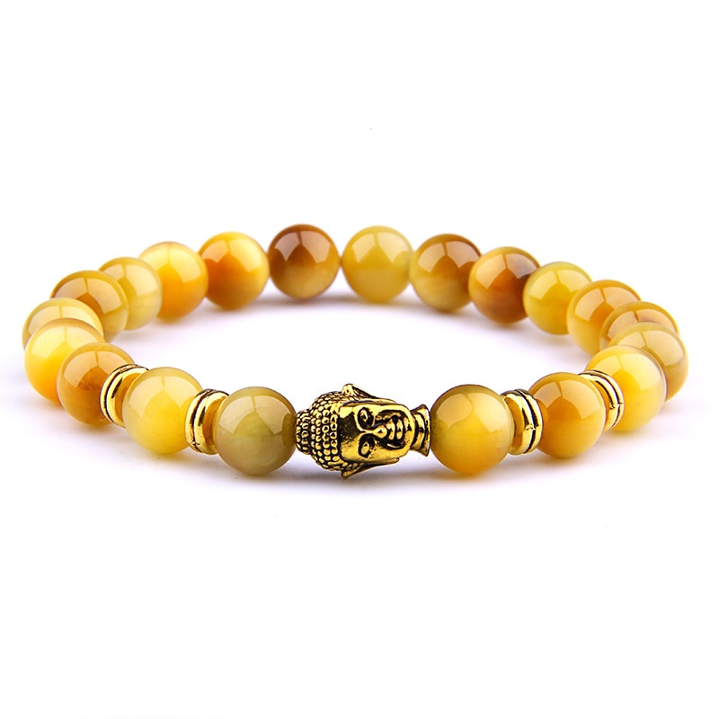 CHYLEANNA  Natural Buddha Charm Bracelet