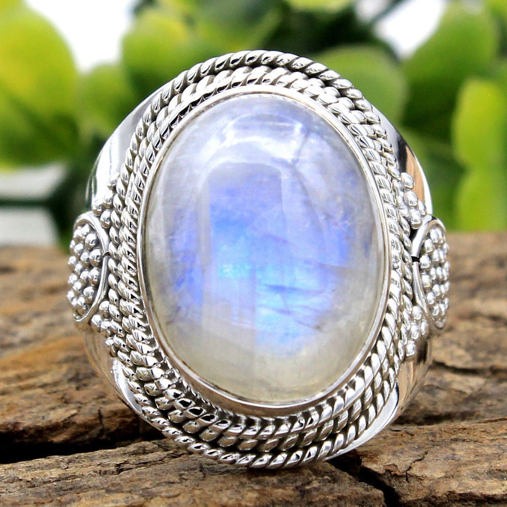 CHYLEANNA  Ellipse Moonstone Ring