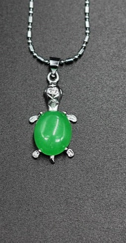 CHYLEANNA Jade hanger 925 sterling zilveren ketting