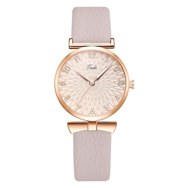 CHYLEANNA Luxe horloge met strikwijzerplaat