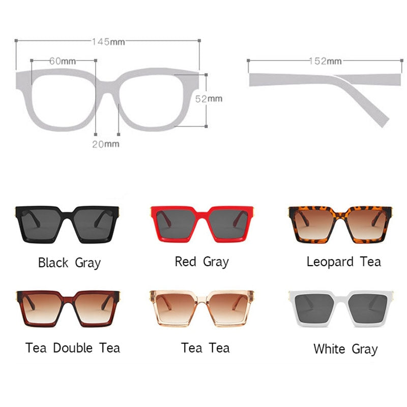 CHYLEANNA  Retro Square Sunglasses