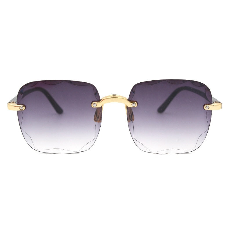 CHYLEANNA  Rimless Retro Sunglasses