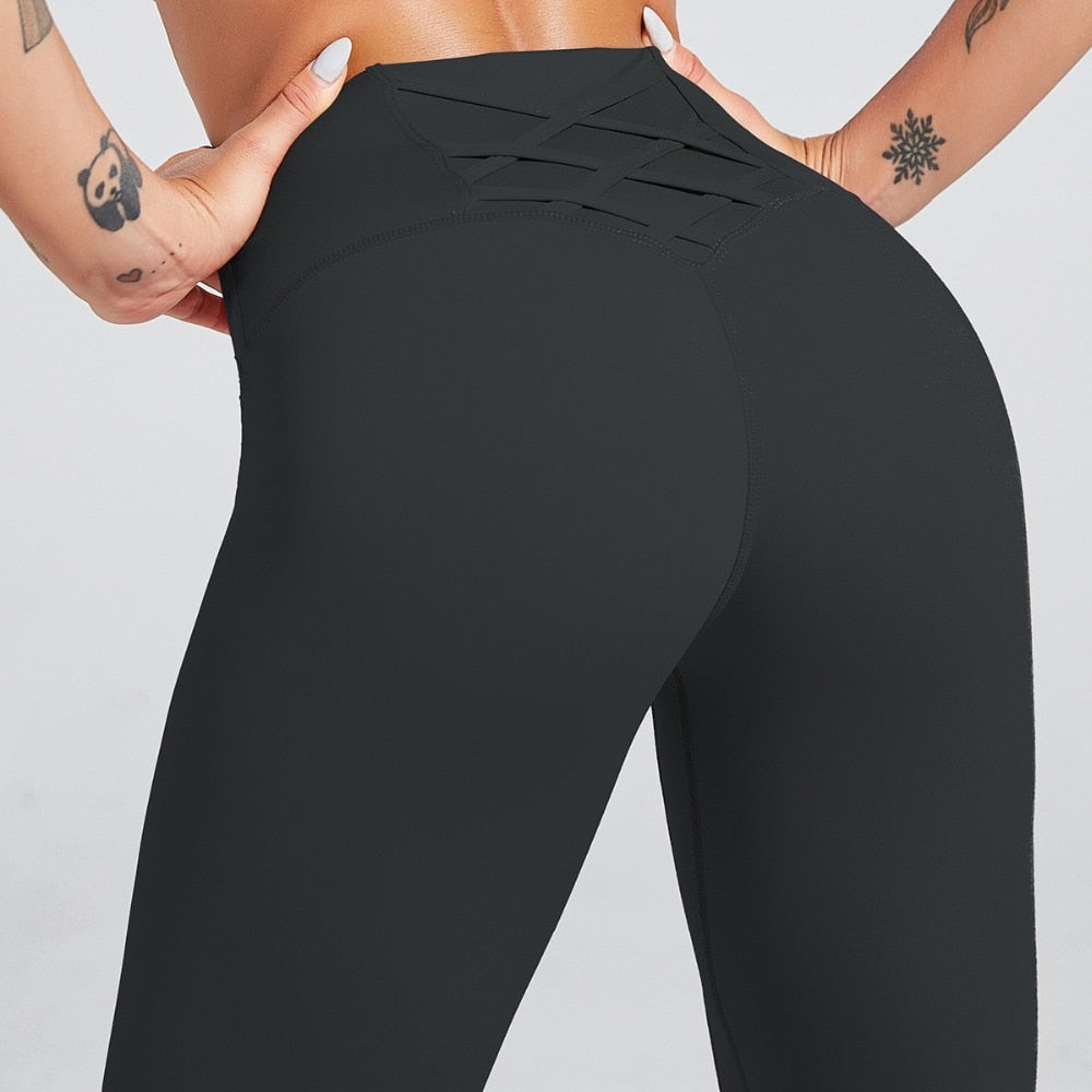 CHYLEANNA  Push Up Cross Band Legging Pants