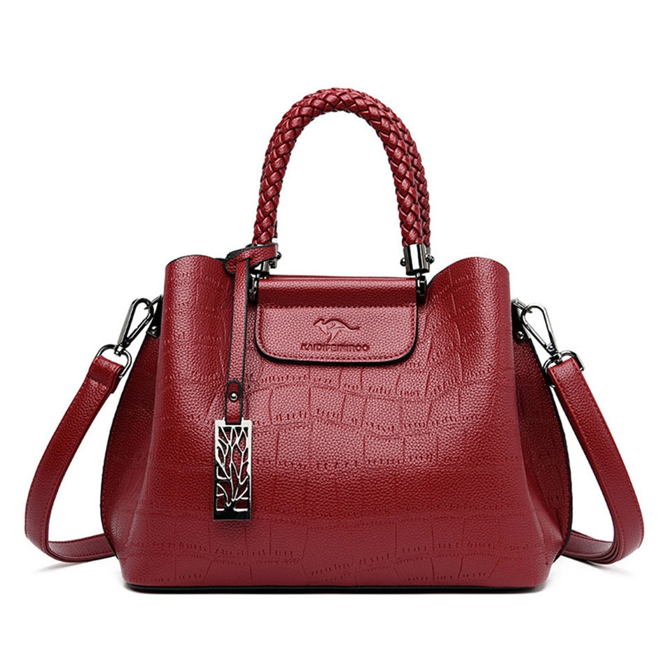 CHYLEANNA Luxe tas met stenen patroon