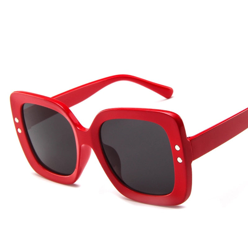 CHYLEANNA  Square Retro Oversized Sunglasses