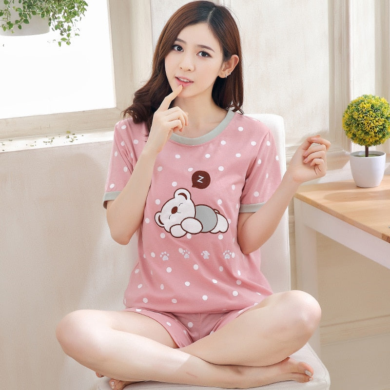 CHYLEANNA  Cartoon Pajamas Set