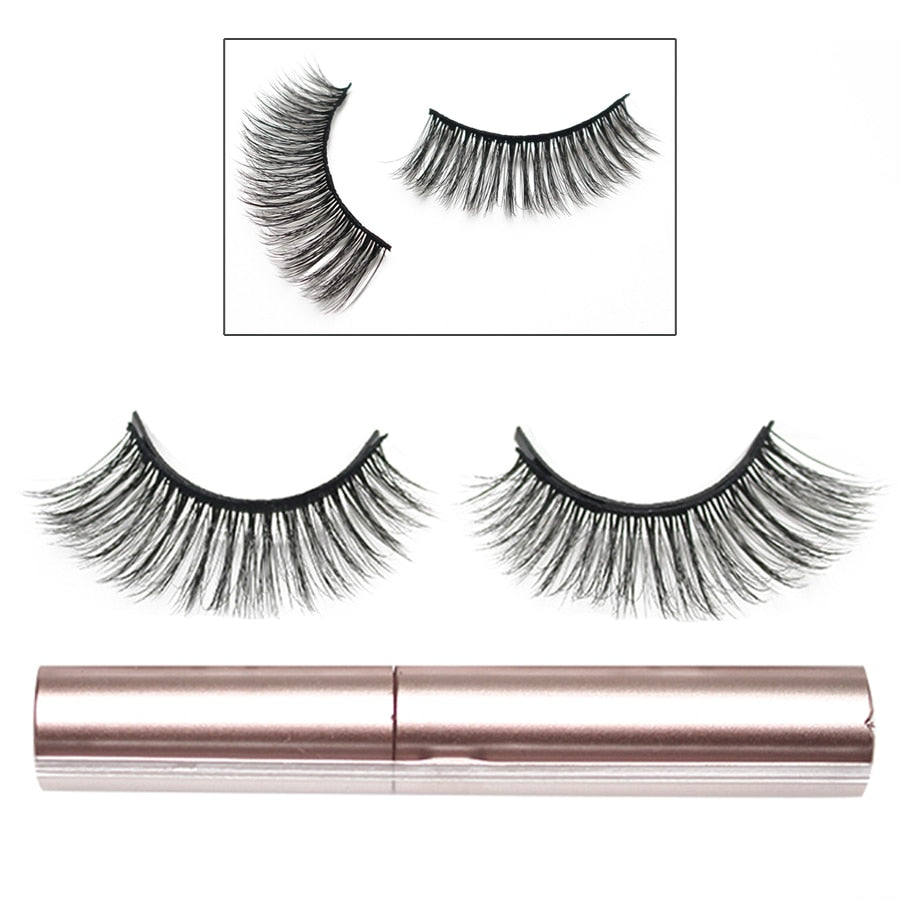 CHYLEANNA  Natural Magnetic Eyelashes With Applicator