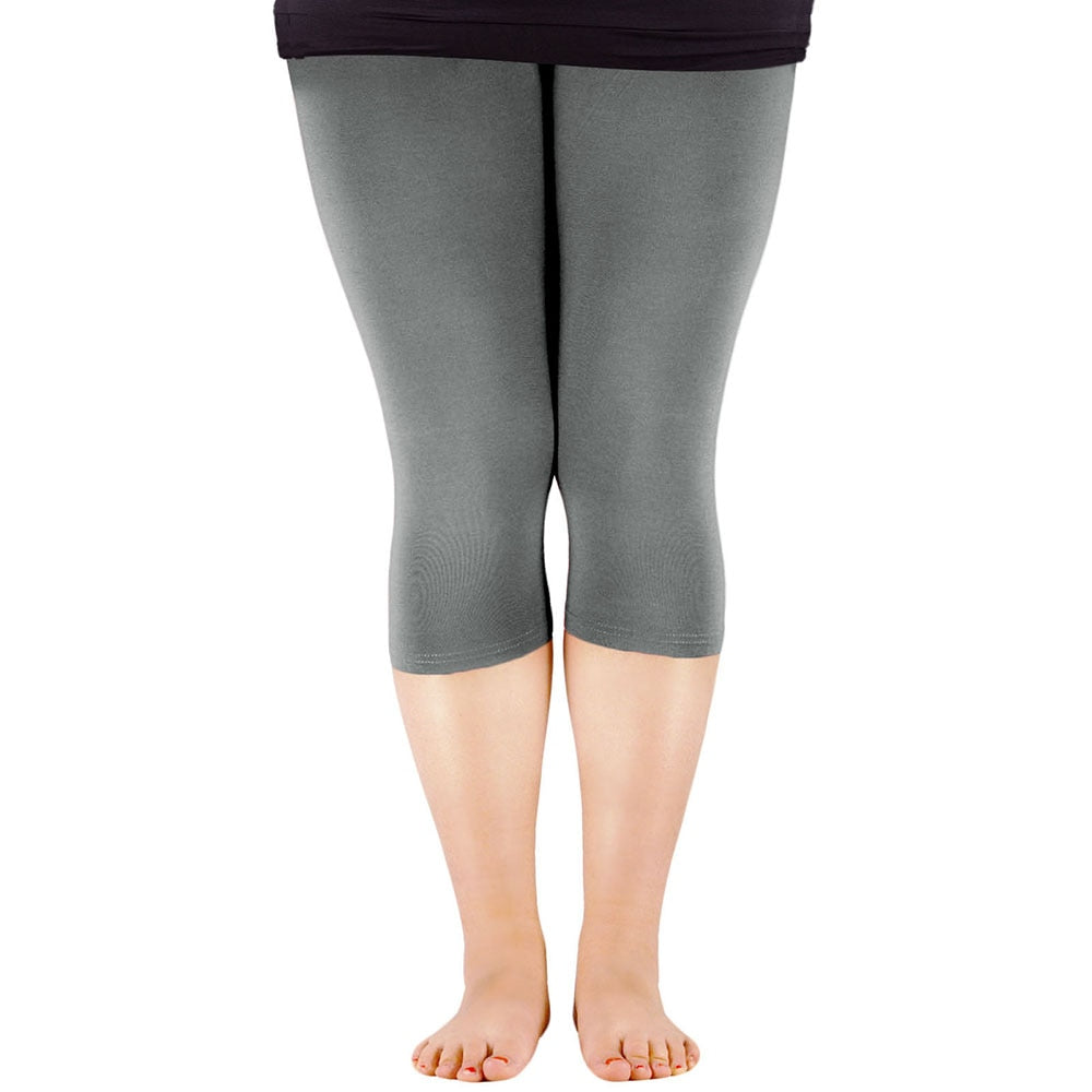 CHYLEIGH  Plus Size Cotton Elastic Stretch Pants