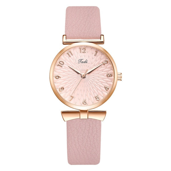 CHYLEANNA Luxe horloge met strikwijzerplaat