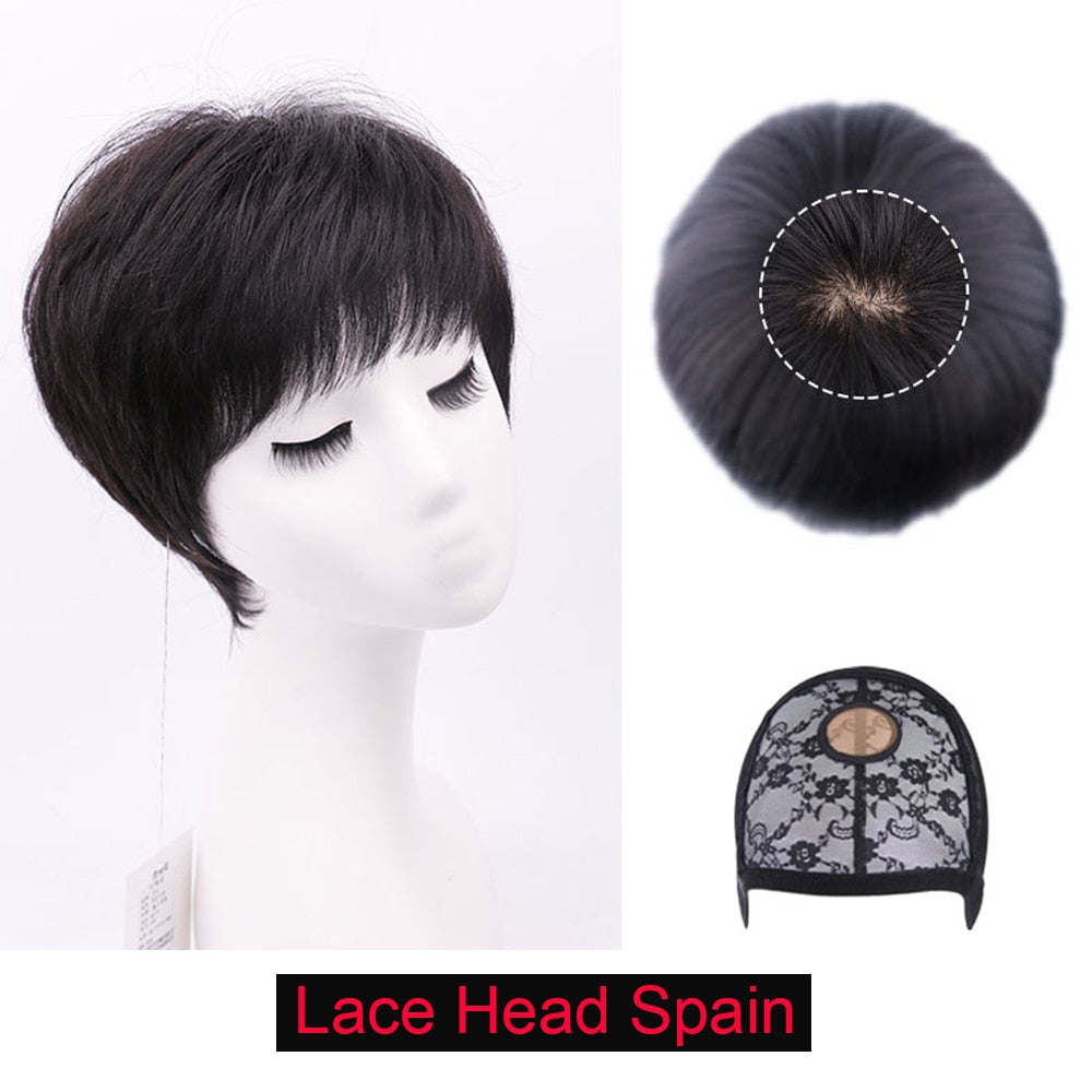 CHYLEANNA  Pixie Cut Brazilian Human Hair Wigs