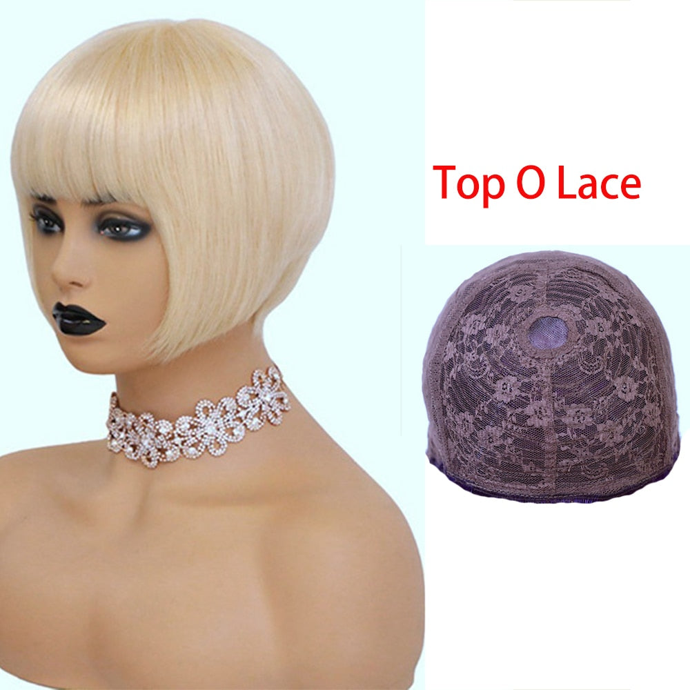 CHYLEANNA  Pixie Cut Brazilian Human Hair Wigs