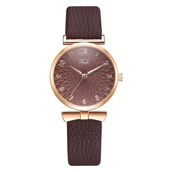 CHYLEANNA Luxe horloge met strikwijzerplaat