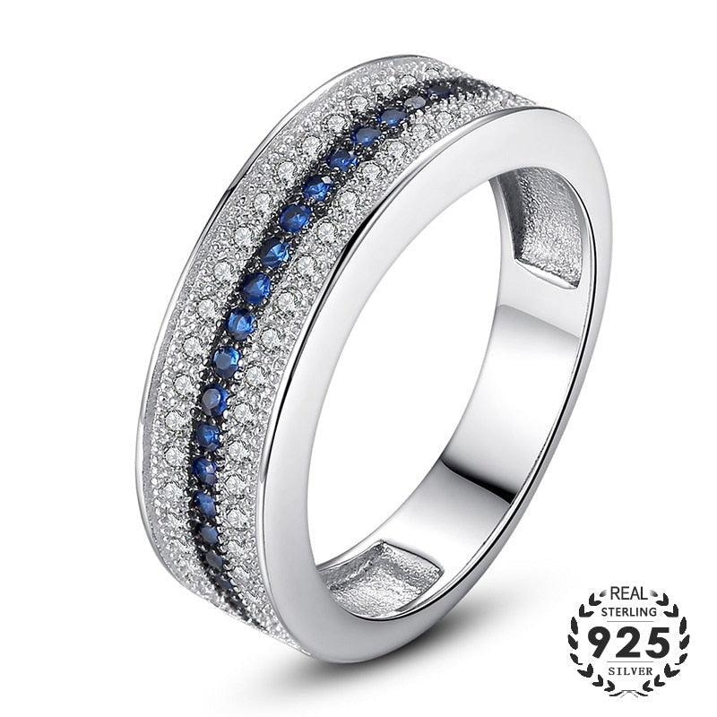 CHYLEANNA  Sapphire Zircon Ring