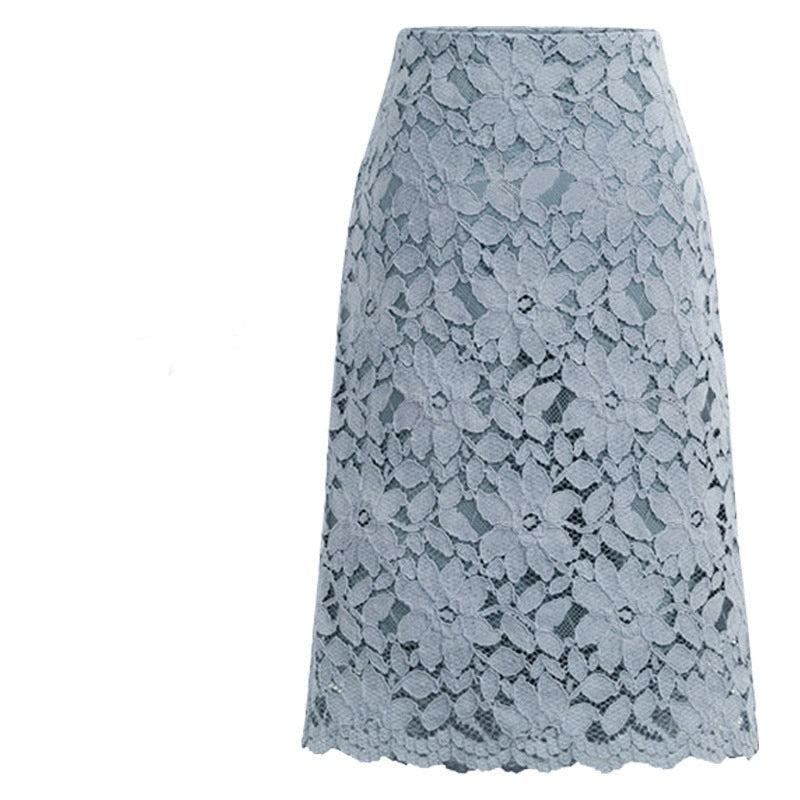 CHYLEANNA  Lace Velvet Skirt