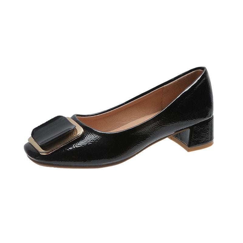 CHYLEANNA   Square Buckle Shoes