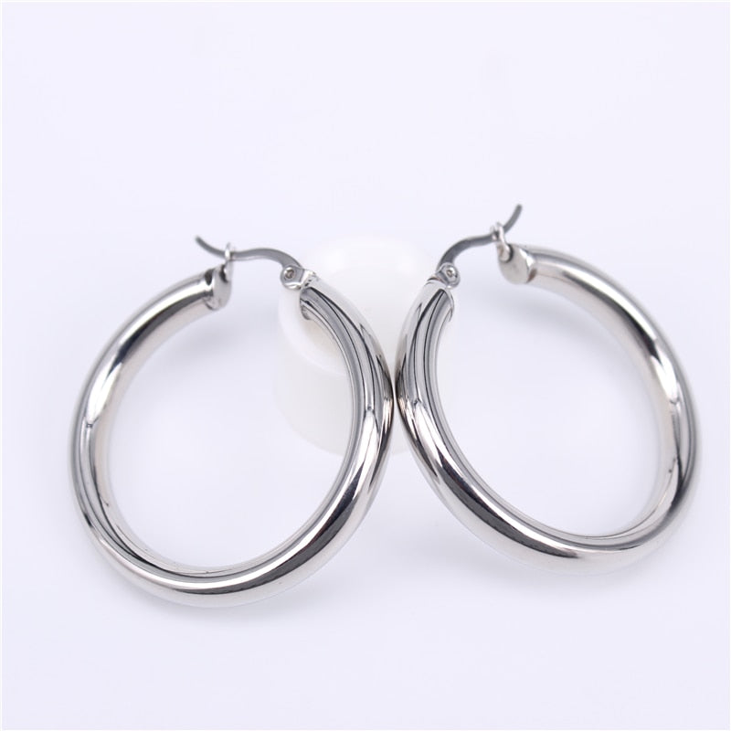 CHYLEANNA  Creole Hoop Earrings