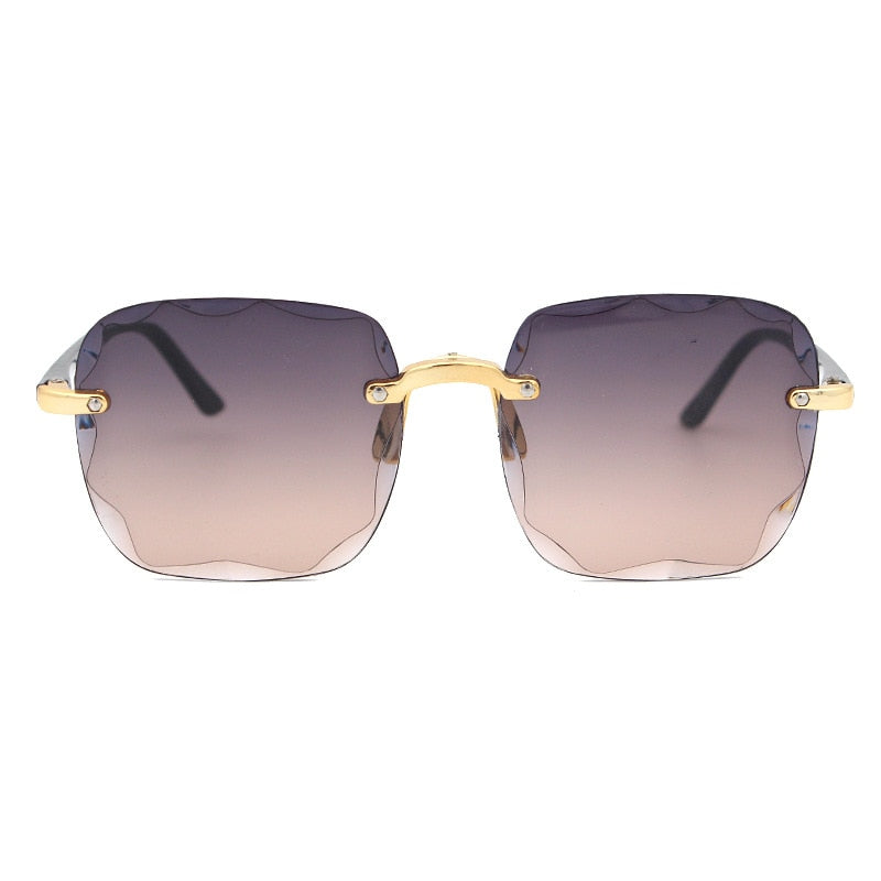 CHYLEANNA  Rimless Retro Sunglasses