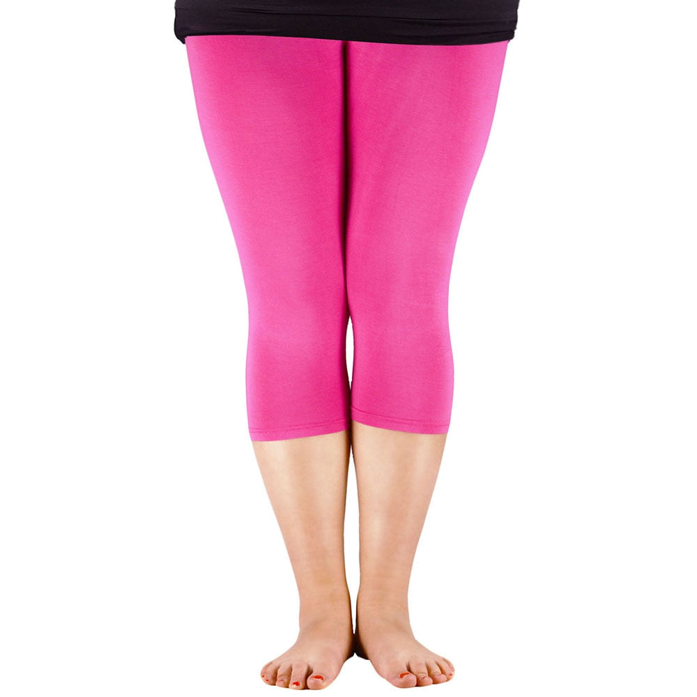 CHYLEIGH  Plus Size Cotton Elastic Stretch Pants