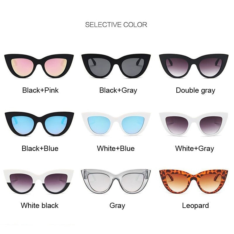 CHYLEANNA  Thick Rim Cat Eye Sunglasses