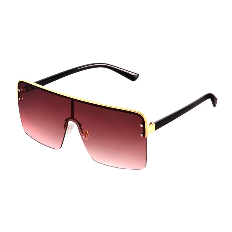 CHYLEANNA  Oversized Square Gradient Sunglasses