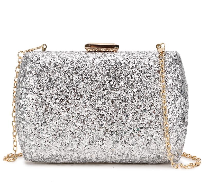 CHYLEANNA clutch met sprankelende pailletten