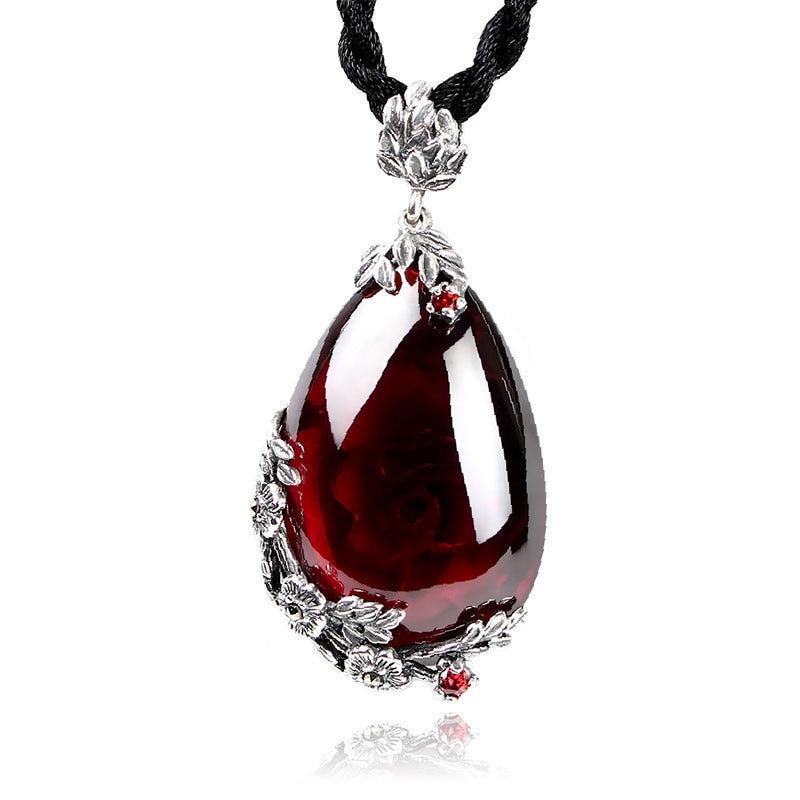 CHYLEANNA  Royal Natural Stones Pendant Necklace