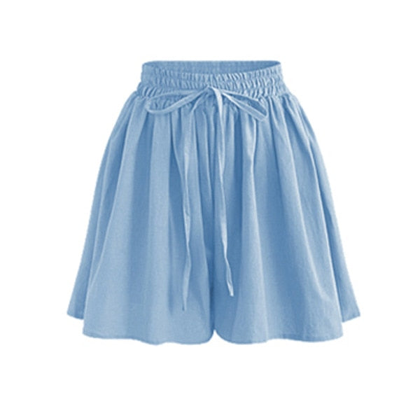 CHYLEANNA  High Waist Loose Chiffon Shorts