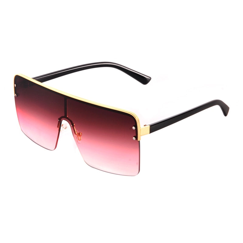 CHYLEANNA  Oversized Square Gradient Sunglasses