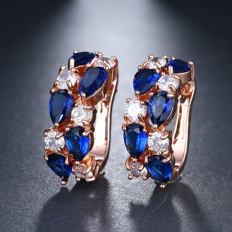 CHYLEANNA  Luxury Flash Zircon Ear Studs