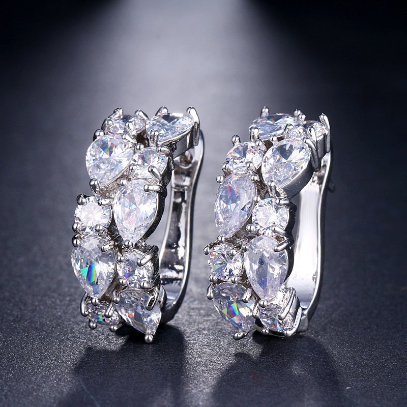 CHYLEANNA  Luxury Flash Zircon Ear Studs